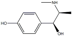 4-[(1S,2S)-1-Hydroxy-2-(methylamino)propyl]phenol 구조식 이미지