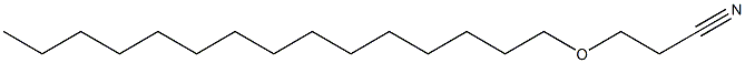 3-Pentadecyloxypropiononitrile Structure