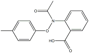 2-(4-Methylphenoxyacetylamino)benzoic acid Structure