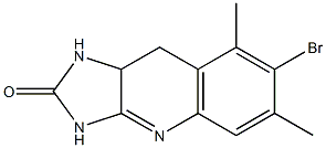 7-Bromo-6,8-dimethyl-9,9a-dihydro-1H-imidazo[4,5-b]quinolin-2(3H)-one Structure
