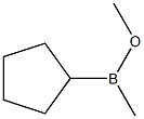 Cyclopentyl(methyl)(methoxy)borane 구조식 이미지