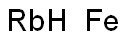 Iron rubidium Structure