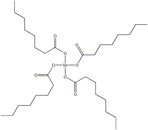Tetrakis(octanoyloxy)stannane Structure