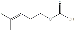 Carbonic acid 2-methyl-1-propenylethyl ester Structure