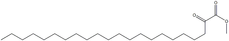 2-Oxodocosanoic acid methyl ester 구조식 이미지