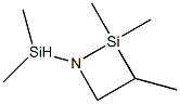 1-Dimethylsilyl-2,2,3-trimethyl-1-aza-2-silacyclobutane 구조식 이미지