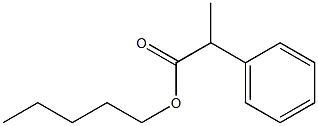 2-Phenylpropanoic acid pentyl ester 구조식 이미지