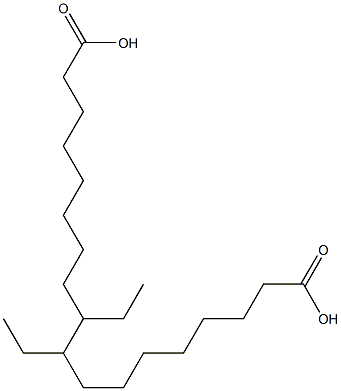 Dioctanoic acid 3,4-hexanediyl ester 구조식 이미지