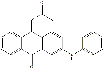 5-Anilino-2,3-dihydro-7H-dibenz[f,ij]isoquinoline-2,7-dione 구조식 이미지