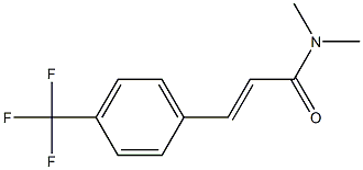 (E)-N,N-Dimethyl-3-[4-(trifluoromethyl)phenyl]acrylamide Structure