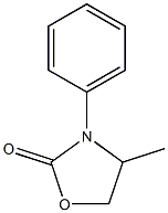 3-Phenyl-4-methyloxazolidine-2-one 구조식 이미지