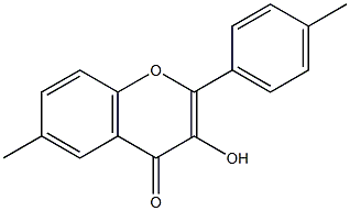 4',6-Dimethylflavonol 구조식 이미지