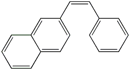 (Z)-1-Phenyl-2-(2-naphthyl)ethene Structure