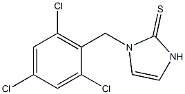 1-(2,4,6-Trichlorobenzyl)-1,3-dihydro-2H-imidazole-2-thione 구조식 이미지