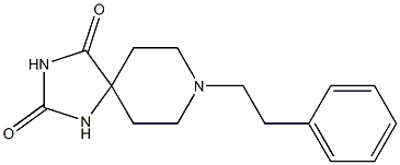 8-Phenethyl-1,3,8-triazaspiro[4.5]decane-2,4-dione Structure