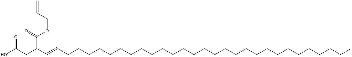 3-(1-Triacontenyl)succinic acid 1-hydrogen 4-allyl ester Structure