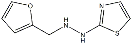 2-[2-(2-Furanylmethyl)hydrazino]thiazole Structure