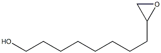 2-(8-Hydroxyoctyl)oxirane 구조식 이미지