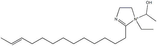 1-Ethyl-1-(1-hydroxyethyl)-2-(11-tridecenyl)-2-imidazoline-1-ium 구조식 이미지