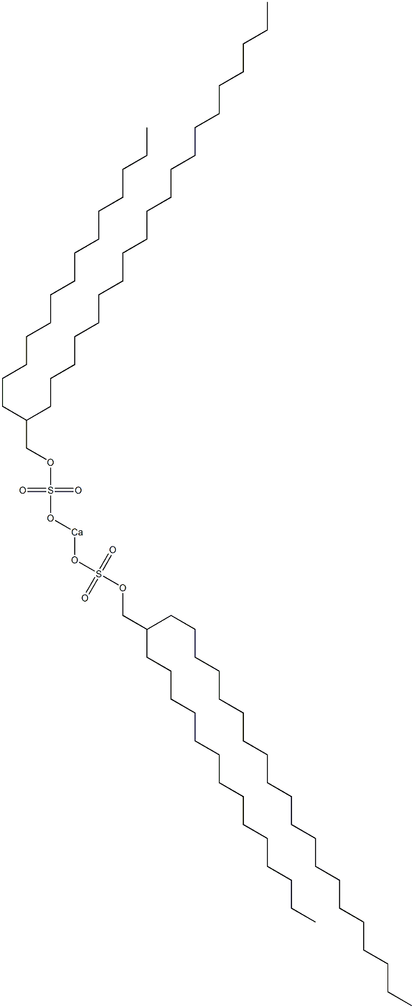 Bis(2-tetradecyldocosyloxysulfonyloxy)calcium Structure