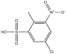 5-Chloro-2-methyl-3-nitrobenzenesulfonic acid Structure
