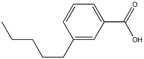 3-Pentylbenzoic acid Structure