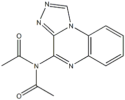 4-Diacetylamino[1,2,4]triazolo[4,3-a]quinoxaline Structure