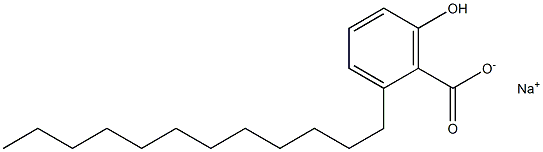 2-Dodecyl-6-hydroxybenzoic acid sodium salt Structure