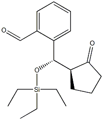 2-[(S)-[(S)-2-Oxocyclopentyl](triethylsilyloxy)methyl]benzaldehyde Structure