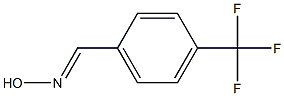 (E)-4-(Trifluoromethyl)benzaldehyde oxime 구조식 이미지