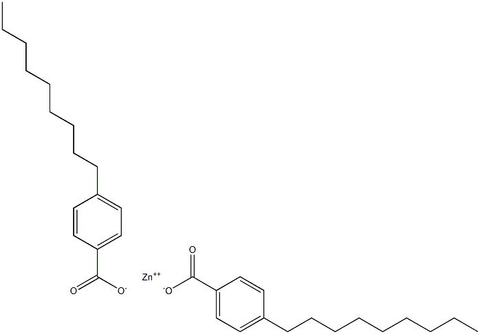 Bis(4-nonylbenzoic acid)zinc salt 구조식 이미지