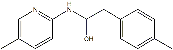 5-Methyl-2-[[1-hydroxy-2-(p-methylphenyl)ethyl]amino]pyridine Structure