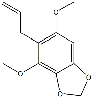 4-(2-Propenyl)-1,2-methylenedioxy-3,5-dimethoxybenzene Structure