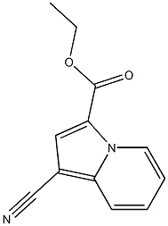 1-Cyanoindolizine-3-carboxylic acid ethyl ester Structure