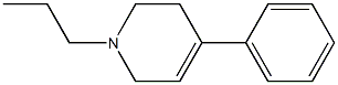 1-Propyl-4-phenyl-1,2,3,6-tetrahydropyridine Structure