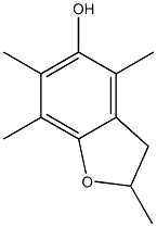 2,3-Dihydro-2,4,6,7-tetramethylbenzofuran-5-ol Structure