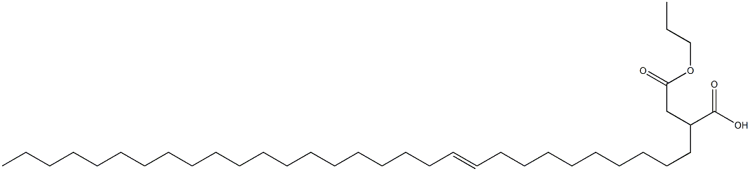 2-(10-Triacontenyl)succinic acid 1-hydrogen 4-propyl ester Structure