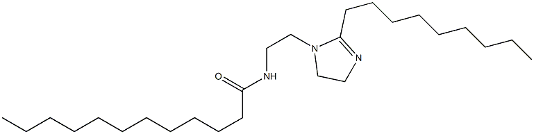 1-(2-Lauroylaminoethyl)-2-nonyl-2-imidazoline 구조식 이미지