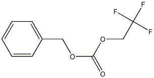 Carbonic acid benzyl 2,2,2-trifluoroethyl ester Structure