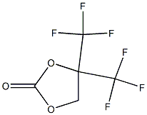 2-Oxo-4-(trifluoromethyl)-4-(trifluoromethyl)-1,3-dioxolane 구조식 이미지