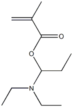 Methacrylic acid 1-(diethylamino)propyl ester 구조식 이미지