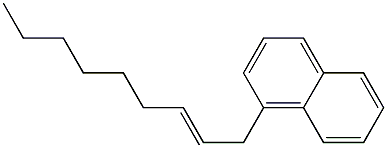 1-(2-Nonenyl)naphthalene Structure