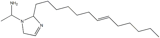 1-(1-Aminoethyl)-2-(7-tridecenyl)-3-imidazoline 구조식 이미지