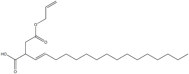 2-(1-Hexadecenyl)succinic acid 1-hydrogen 4-allyl ester 구조식 이미지