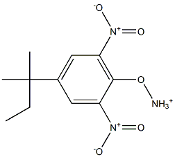 2,6-Dinitro-4-(tert-pentyl)phenyloxyaminium 구조식 이미지