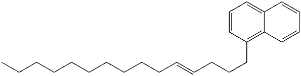 1-(4-Pentadecenyl)naphthalene Structure