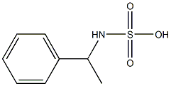 N-(1-Phenylethyl)sulfamic acid 구조식 이미지