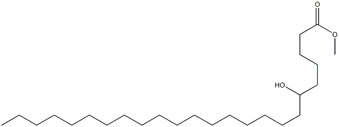 6-Hydroxytetracosanoic acid methyl ester Structure