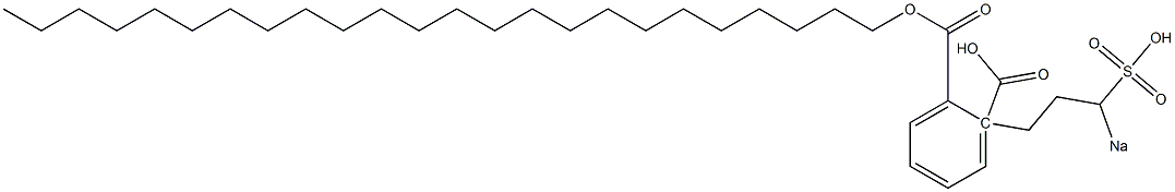 Phthalic acid 1-tetracosyl 2-(3-sodiosulfopropyl) ester 구조식 이미지