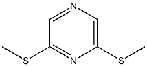 2,6-Bis(methylthio)pyrazine 구조식 이미지